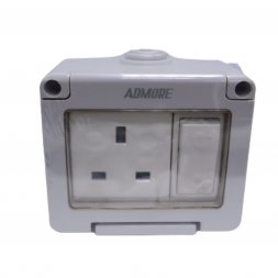 WP405 - 13A, 1G Switched Weatherproof Socket Outlet