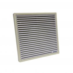 APG100-150 6 INCHES PVC PLASTIC GRILL WITH 4 INCHES ROUND PIPE SUPPORT