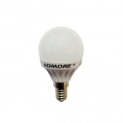 G45-14W - 4W E14 LED BALL LAMP WW 