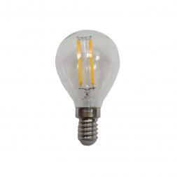R-G45E27 - 4W BALL LAMP CLEAR FILAMENT E27 W.W